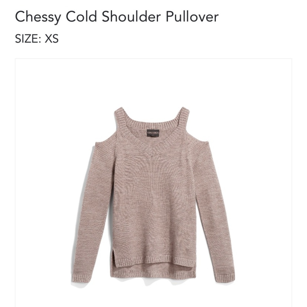 Women’s X-Small Absolutely Chessy Cold Shoulder Sweater